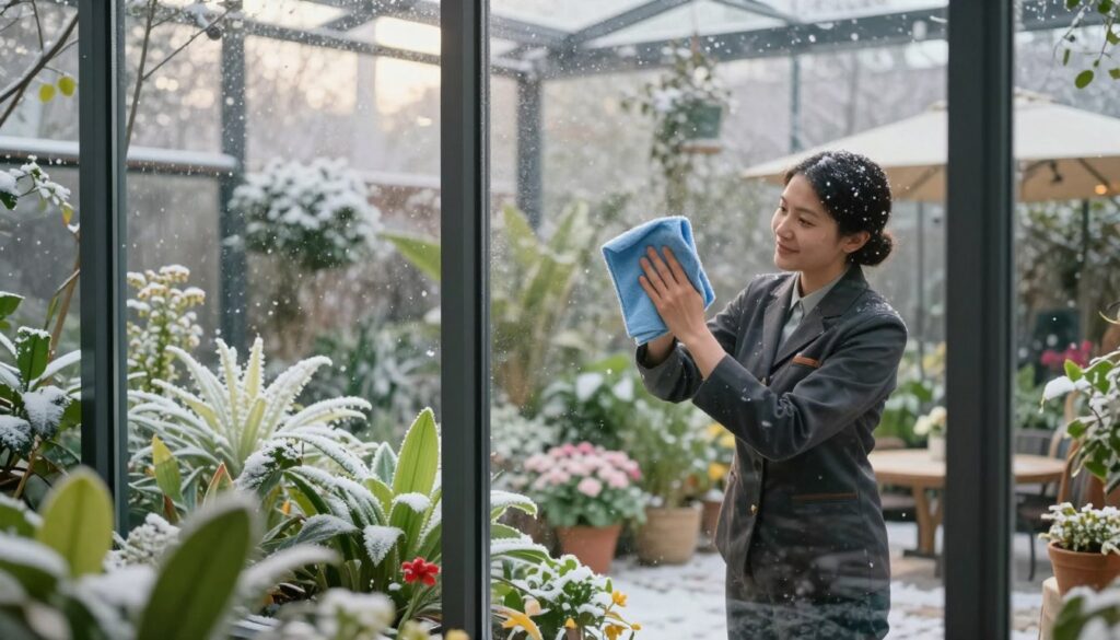 Wintergarten Glasreinigung