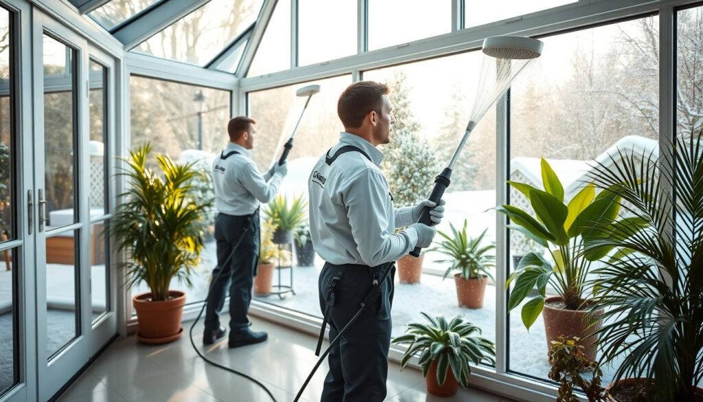 Effiziente Wintergartenreinigung: Ein Praxisbeispiel aus Rosenheim