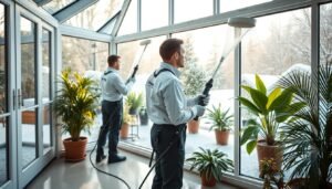 Effiziente Wintergartenreinigung: Ein Praxisbeispiel aus Rosenheim