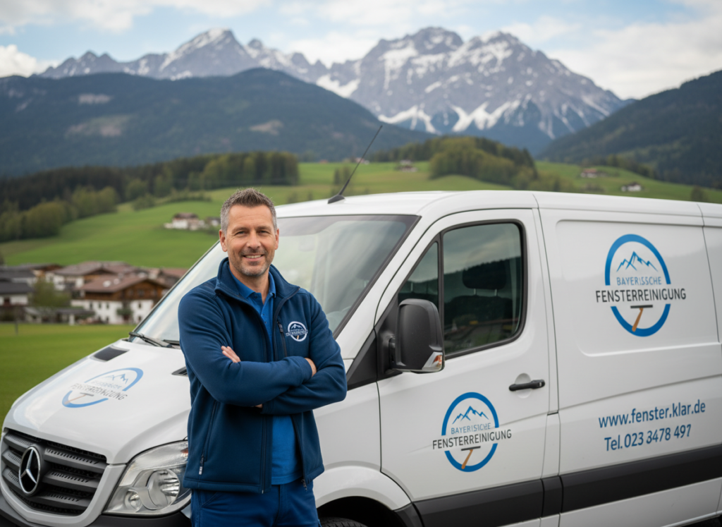 Herr Rusu vom Fensterreinigung Profi Team in Bruckmühl