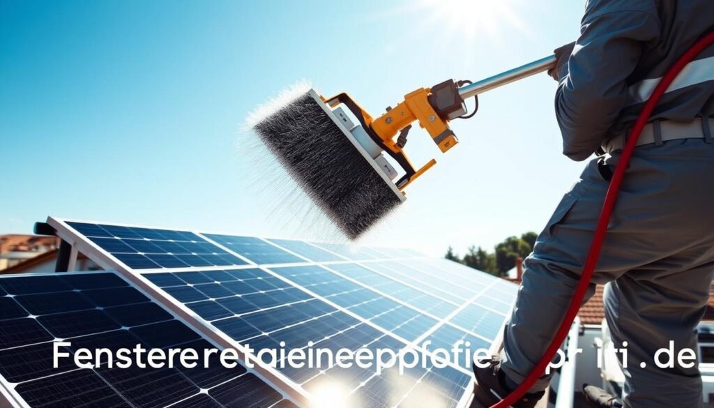 Saubere Solarpanels, mehr Ertrag