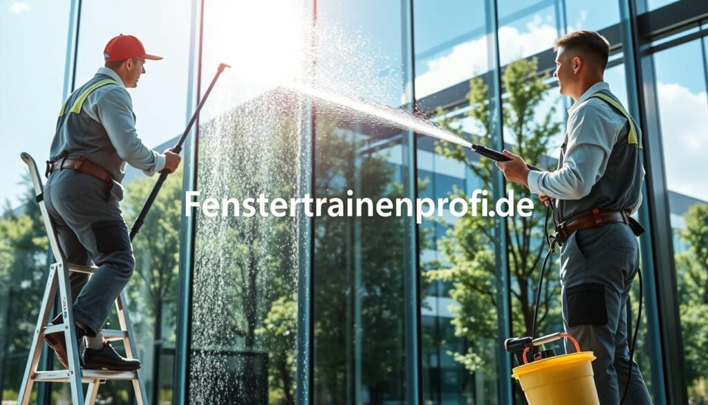 Wie wir 500qm Glasfläche streifenfrei ohne Chemie gereinigt haben