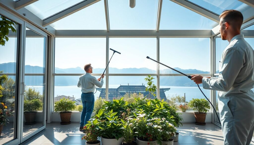 Wintergartenreinigung Tegernsee